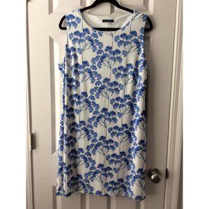 NWT Tommy Hilfiger, Size 16, Lined Sleeveless Dress. Beautiful Color Combo!